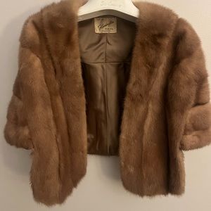 Vintage Flemington Furs Caramel colored Mink Stole